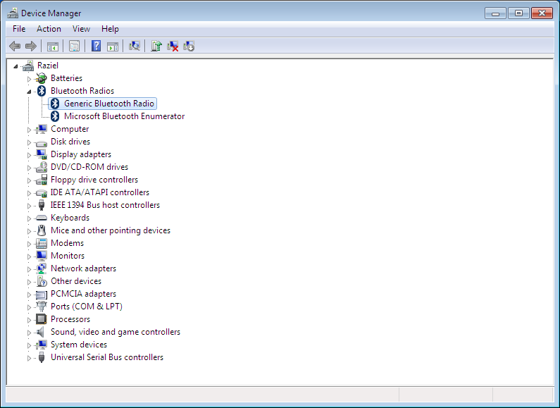 microsoft bluetooth enumerator windows 7